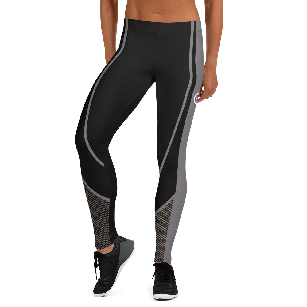 cFIT Black and Gray Luxe Leggings